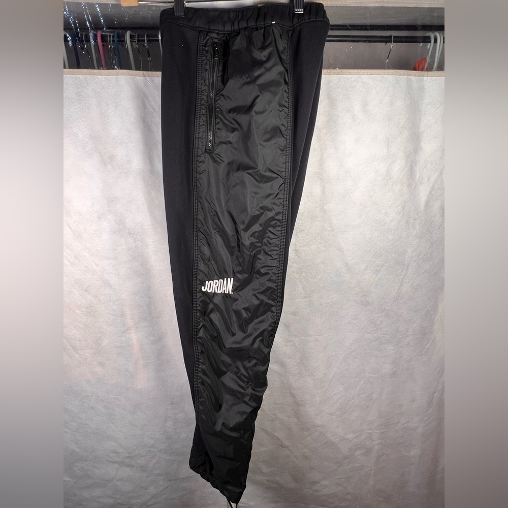 NIKE Air Jordan Flight MVP Wheaties Jogger Black & White Pants Sz M - Picture 5 of 9